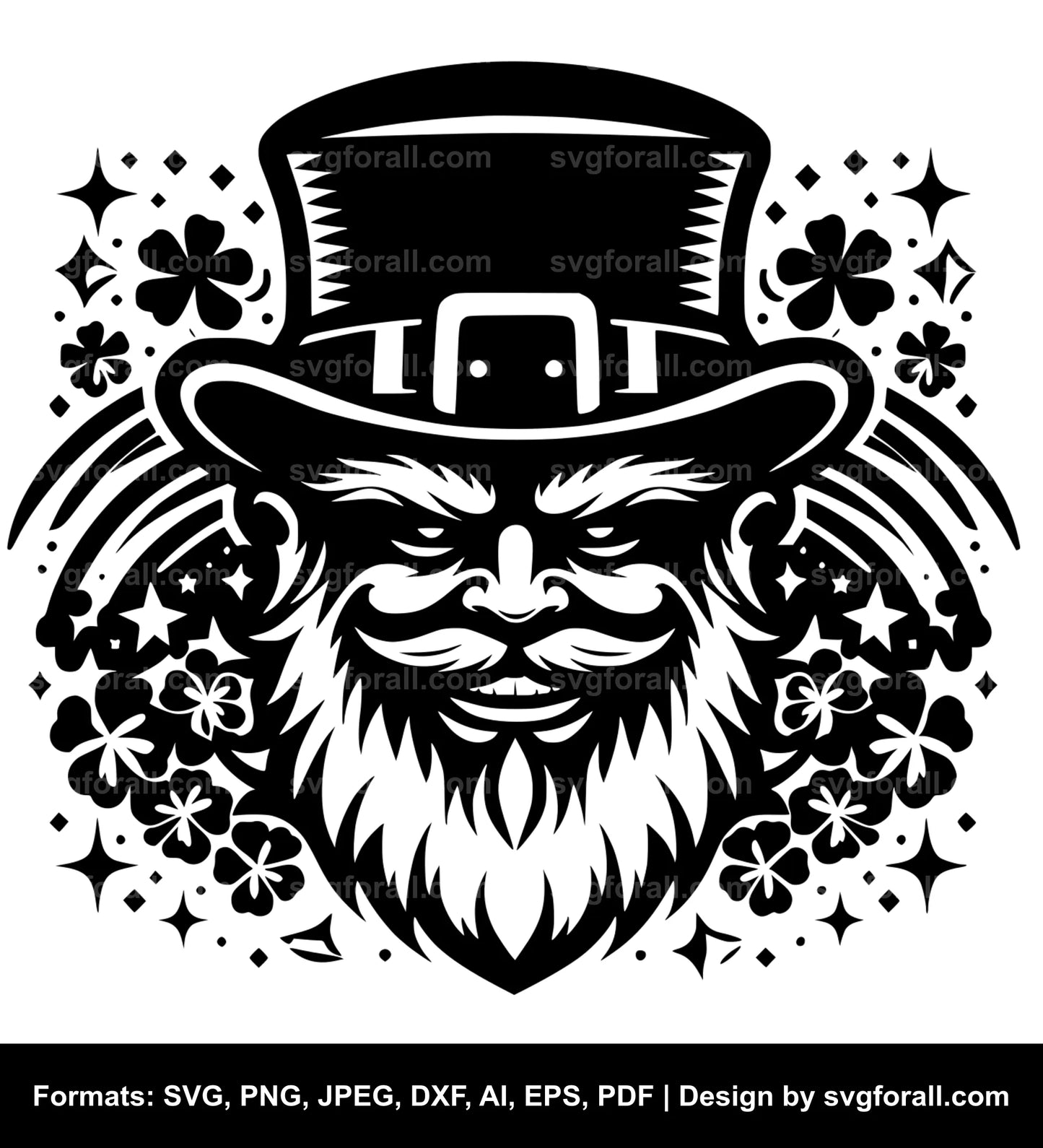 Leprechaun Face SVG PNG