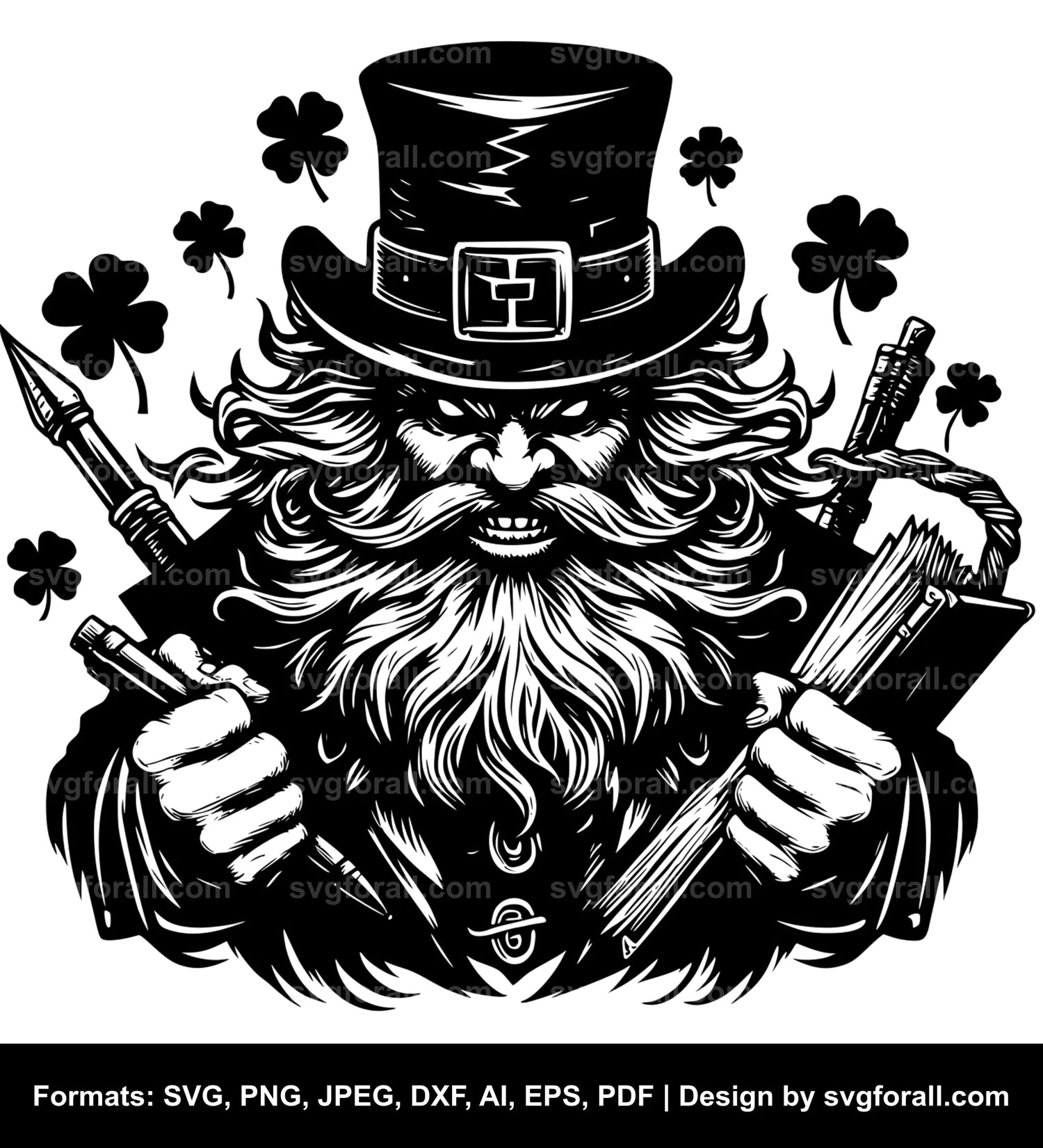 Leprechaun SVG Design