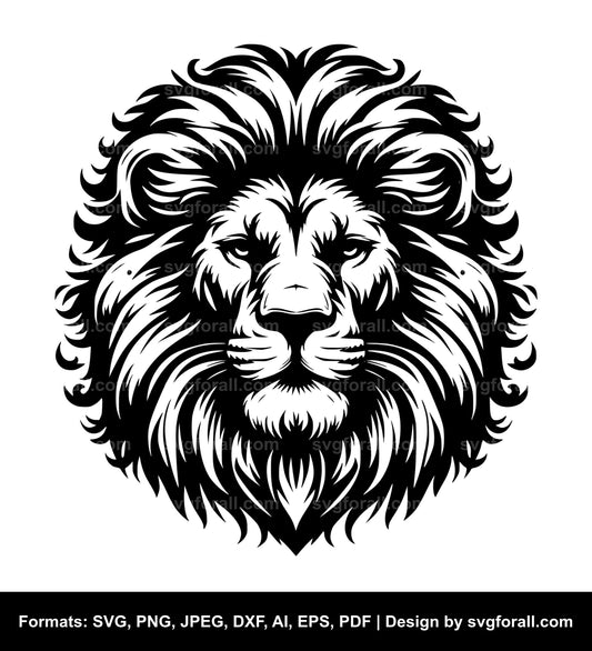 Lion Face Cricut SVG