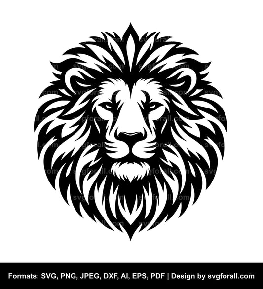 Lion Face SVG Design