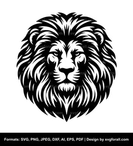 Lion Head SVG