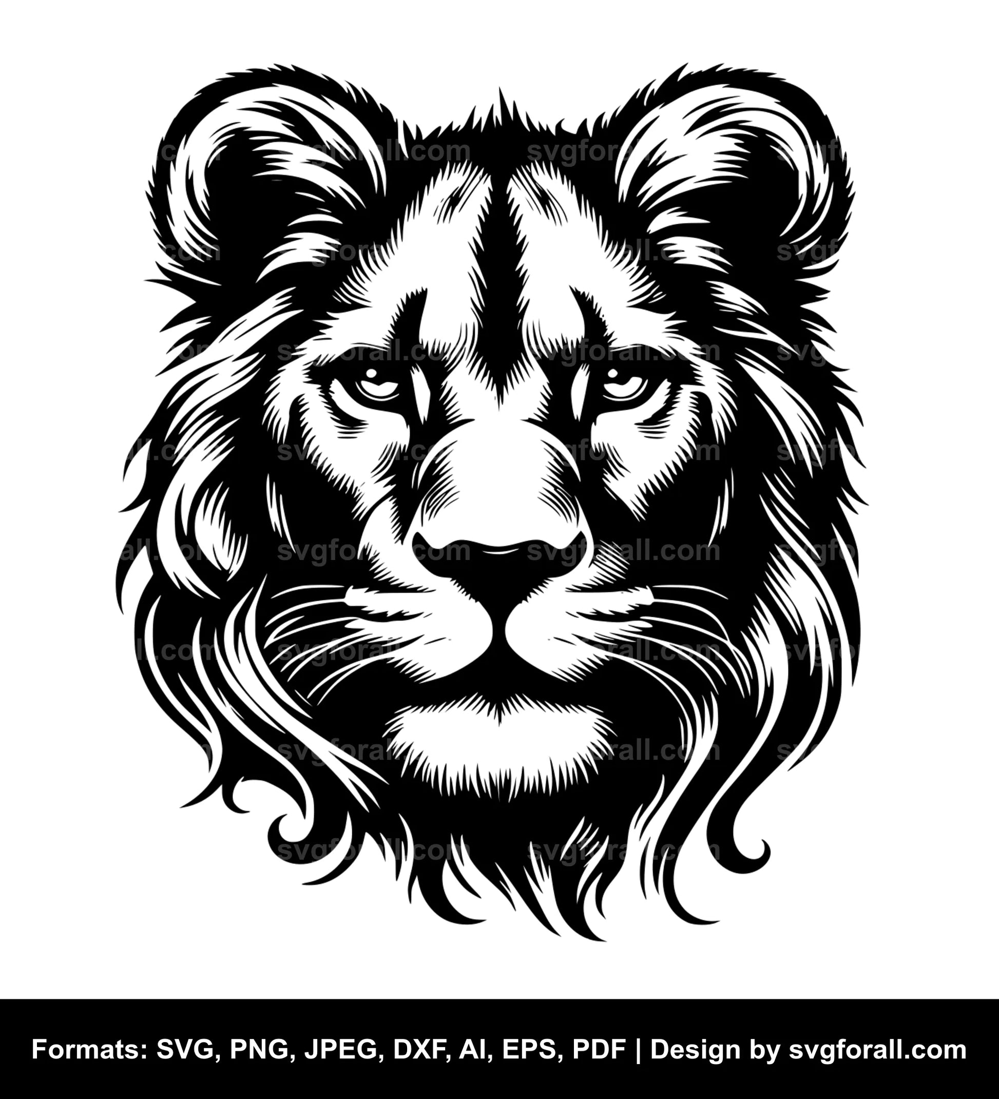 Lioness SVG Clipart