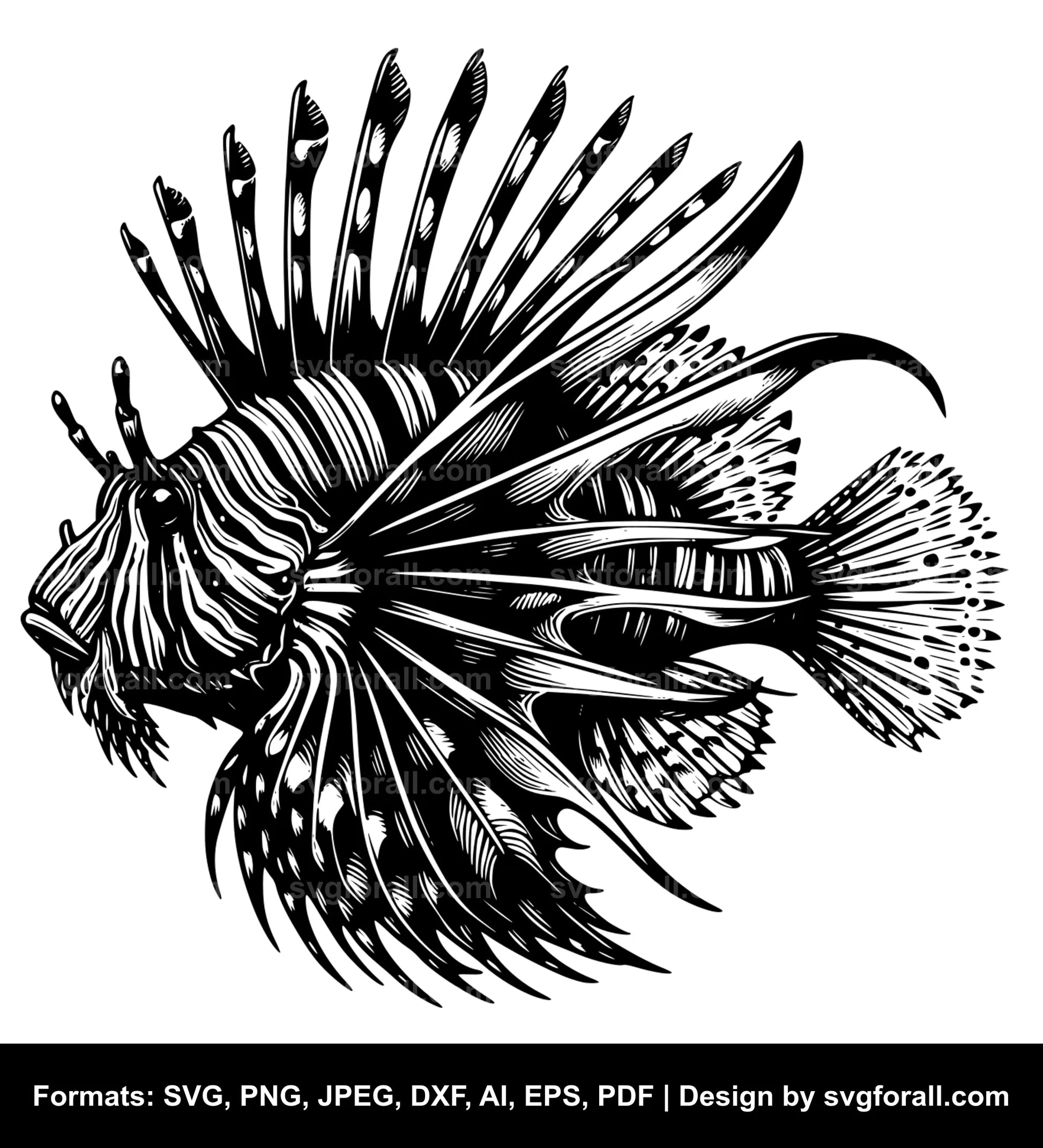 Lionfish SVG