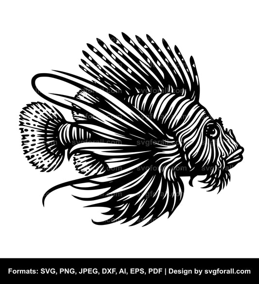 Lionfish SVG PNG