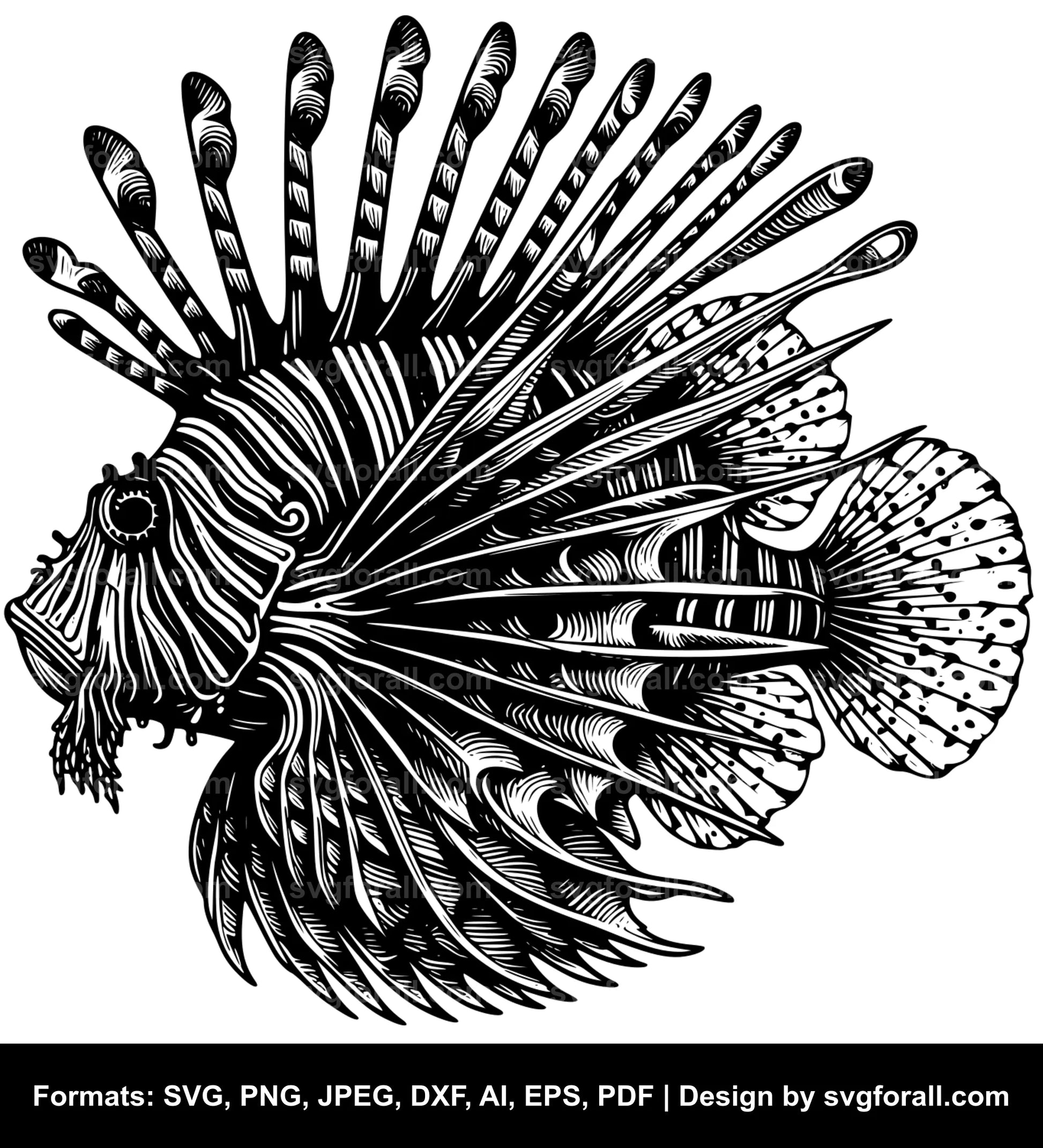 Lionfish Vector SVG