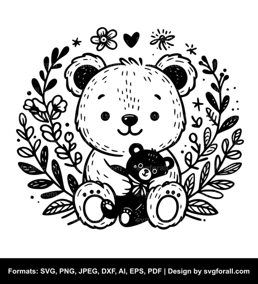 Little Bear SVG Vector