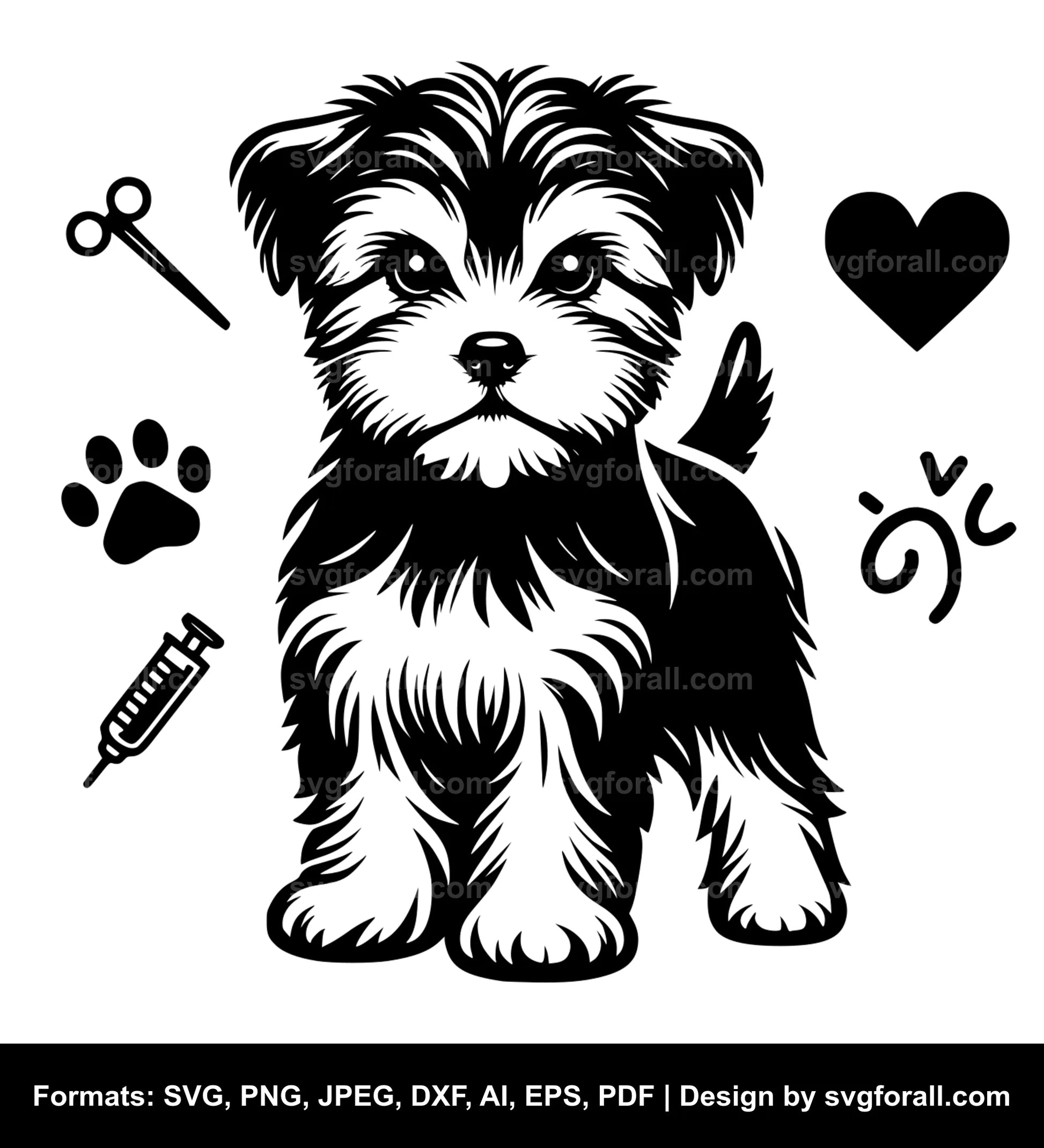 Little Dog SVG File