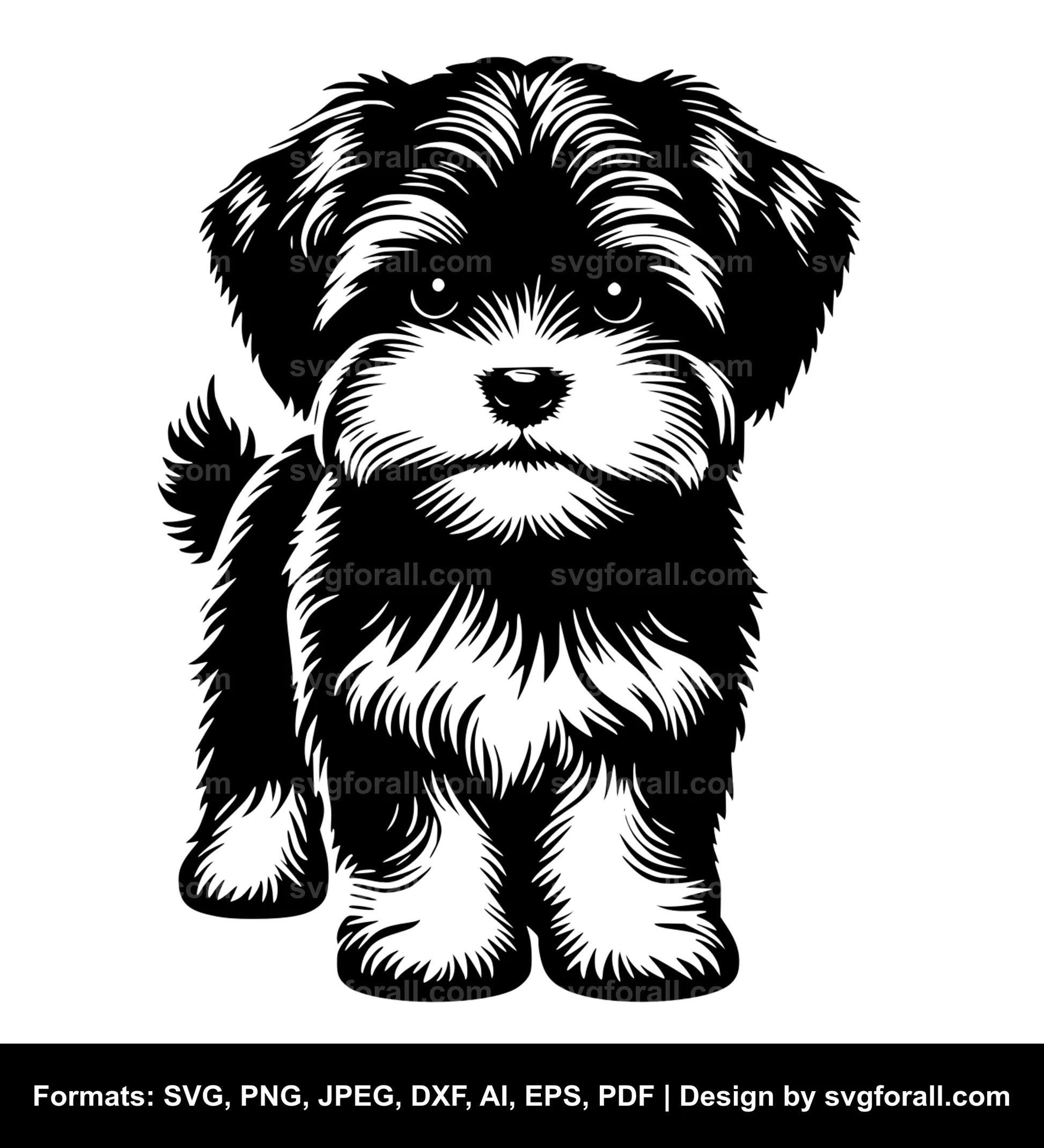 Little Dog SVG Vector