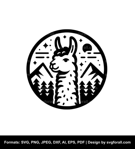 Llama SVG Design