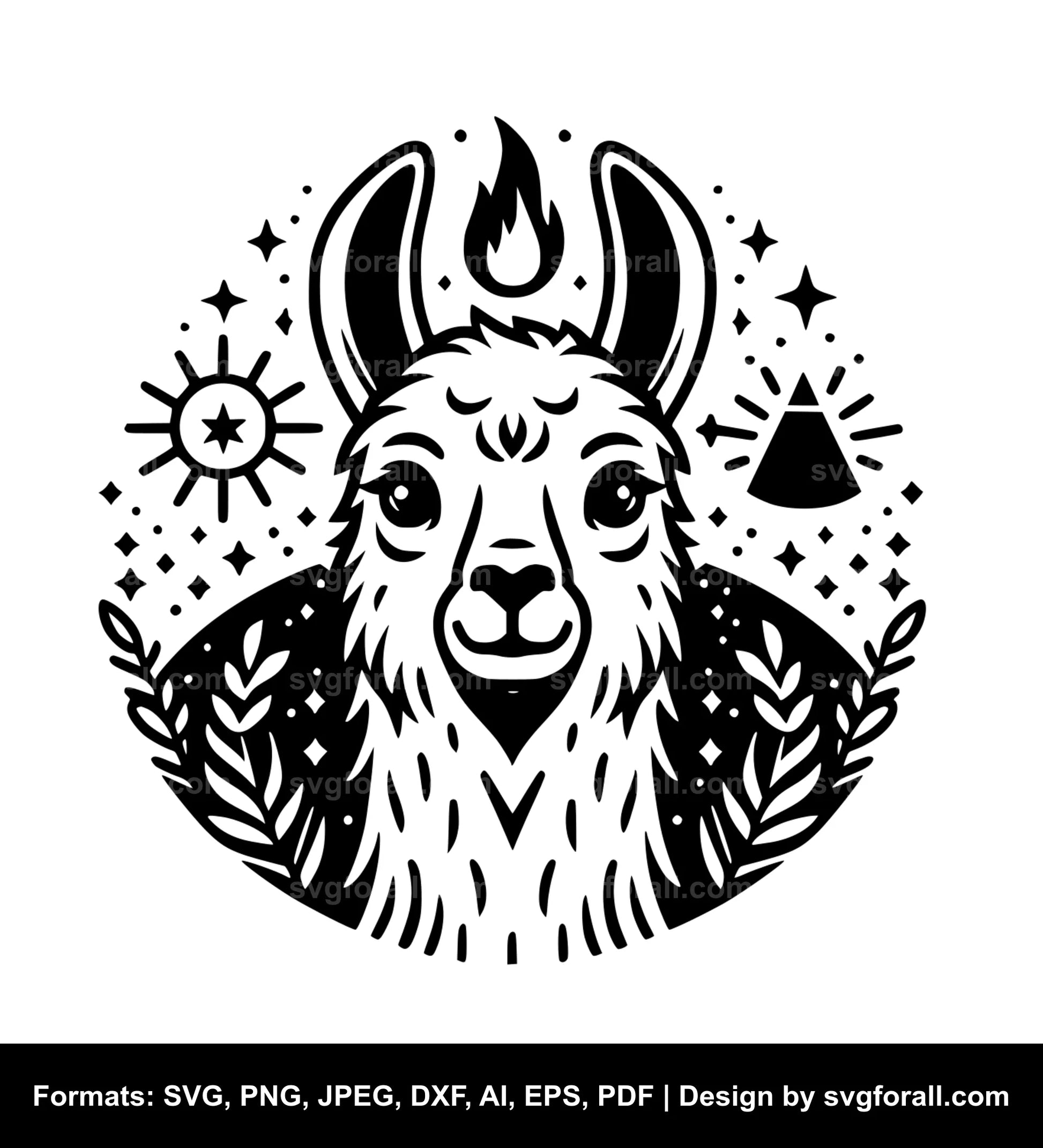 Llama SVG Download