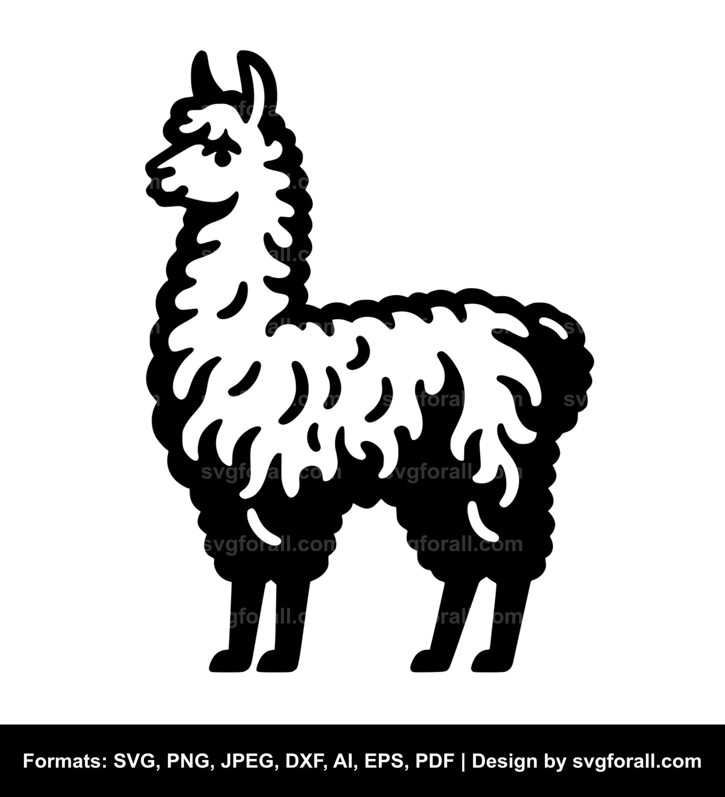 Llama Vector SVG