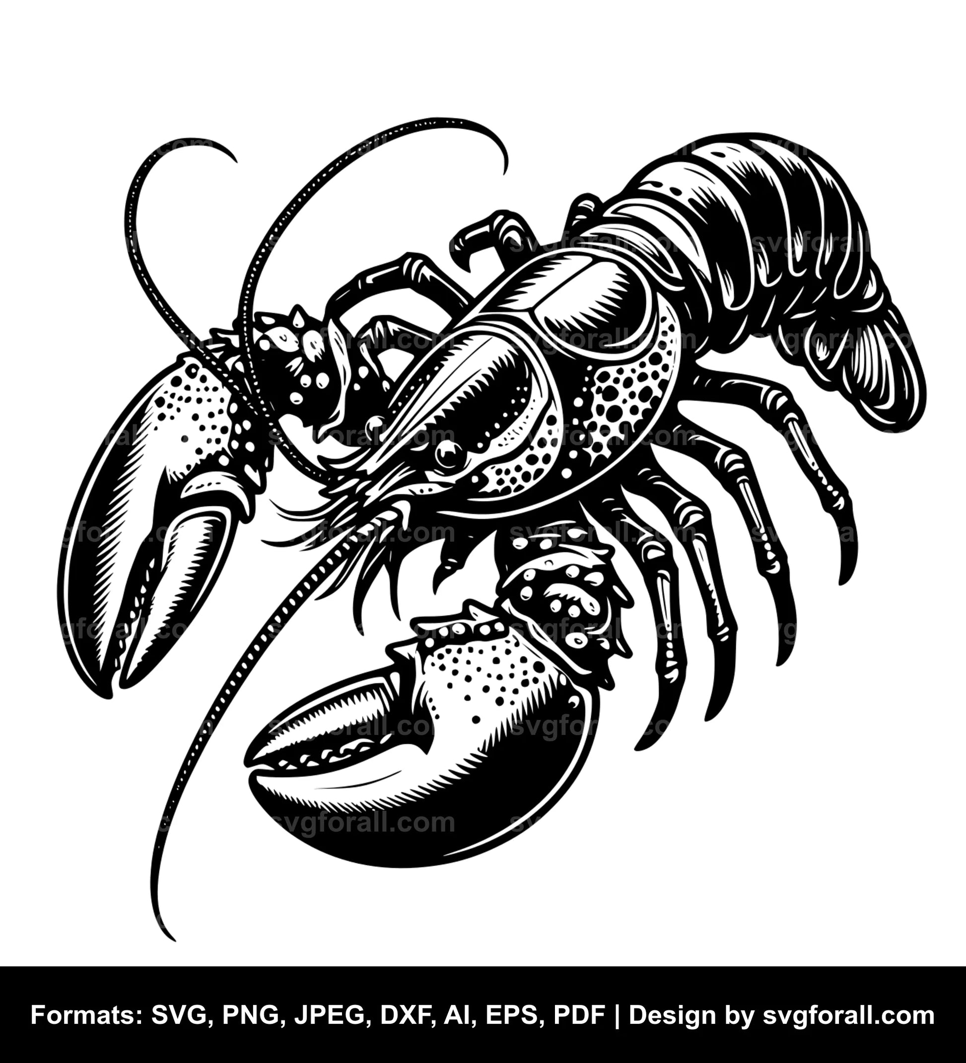 Lobster SVG Clip Art