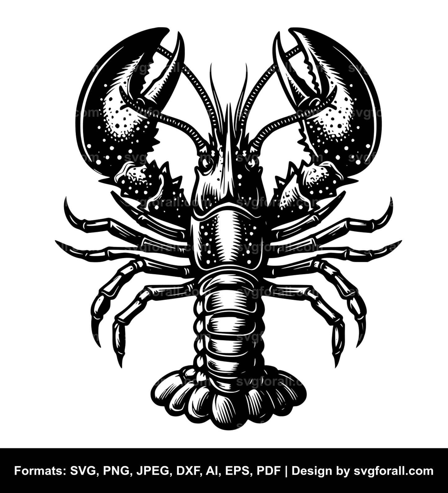 Lobster SVG Cut File