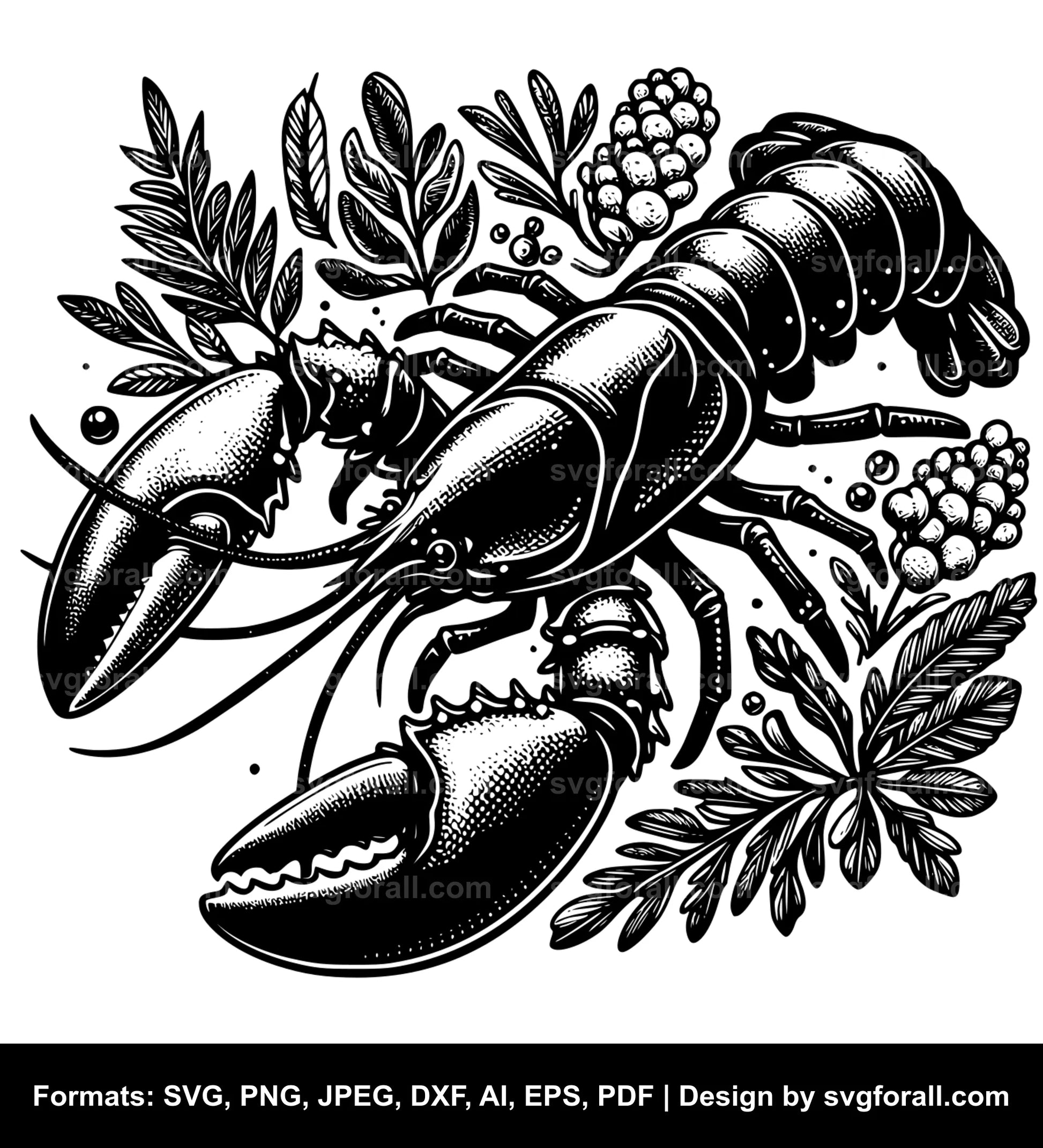 Lobster SVG Cut Files