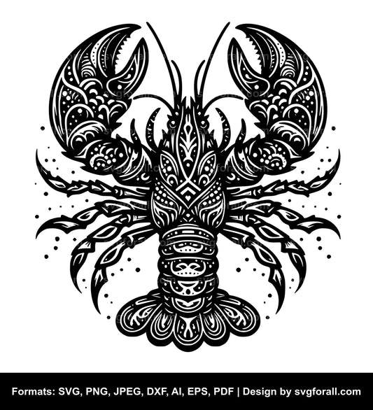 Lobster SVG Illustration