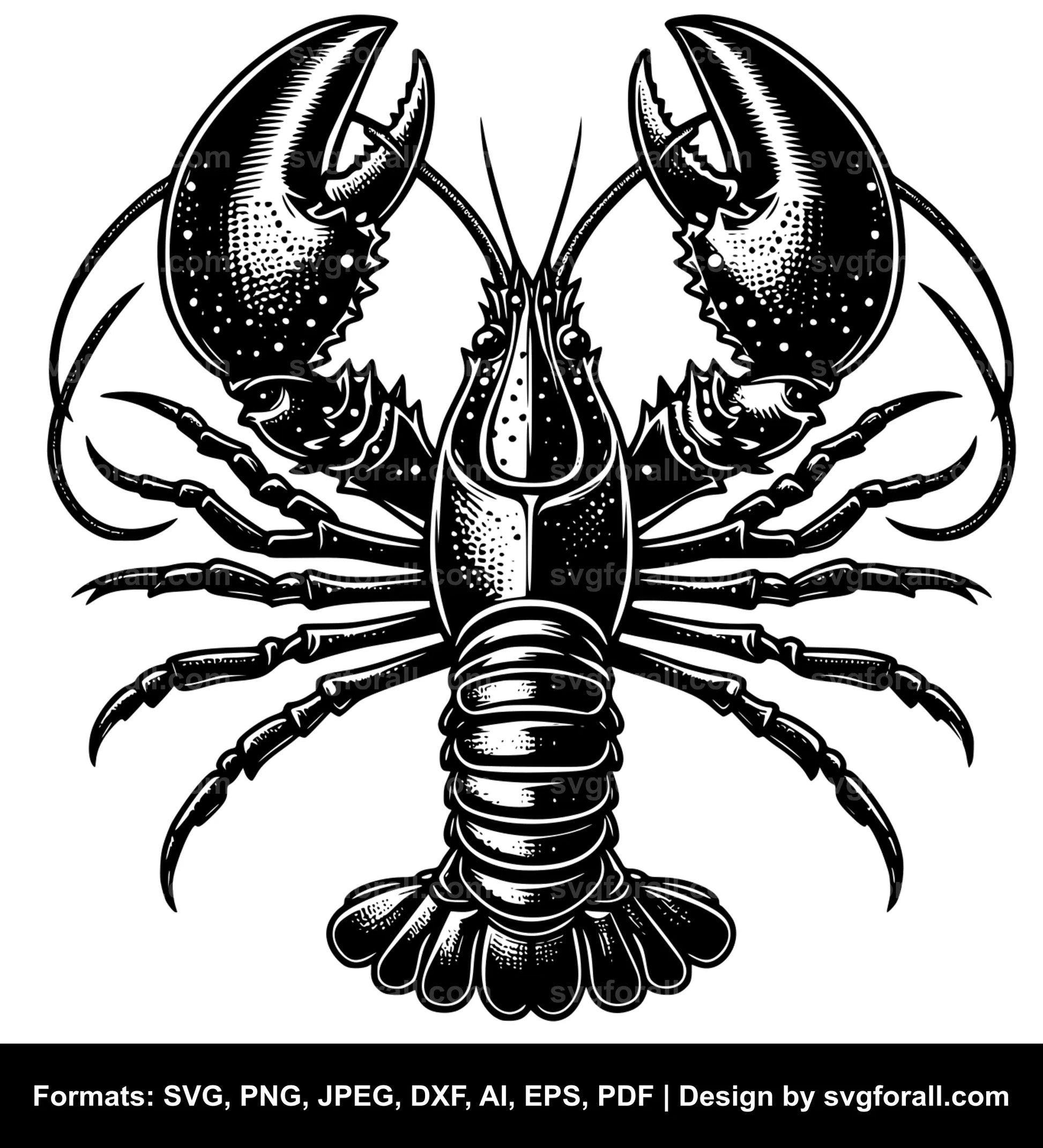 Lobster SVG Vector