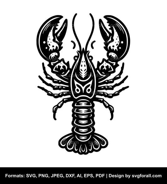 Lobster SVG Vector Image