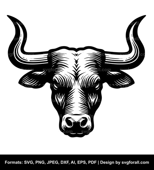 Longhorn Black SVG