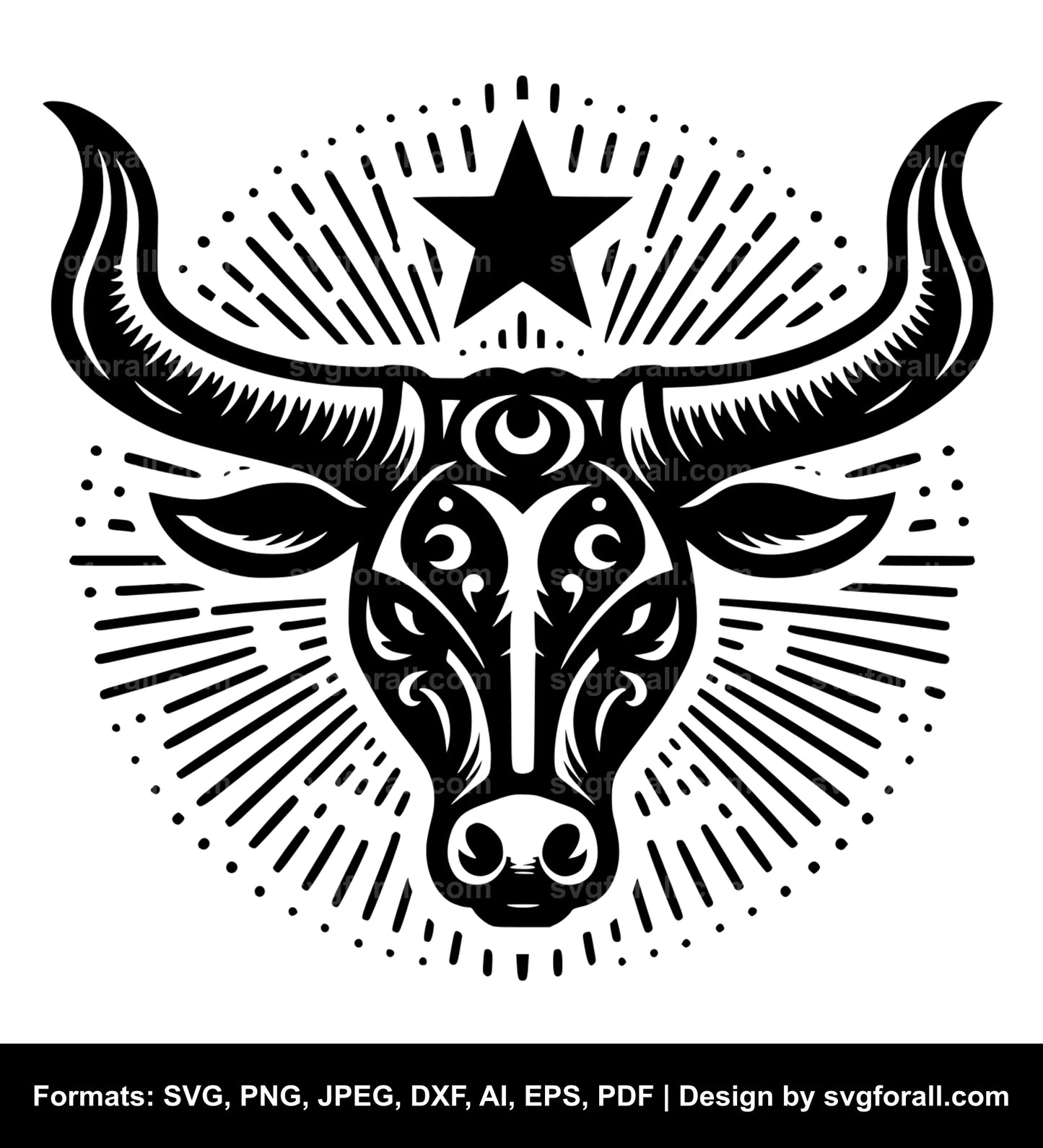 Longhorn Cricut SVG