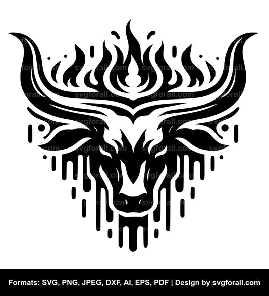 Longhorn SVG Clipart