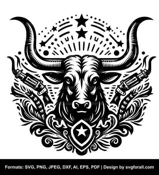 Longhorn SVG Vector