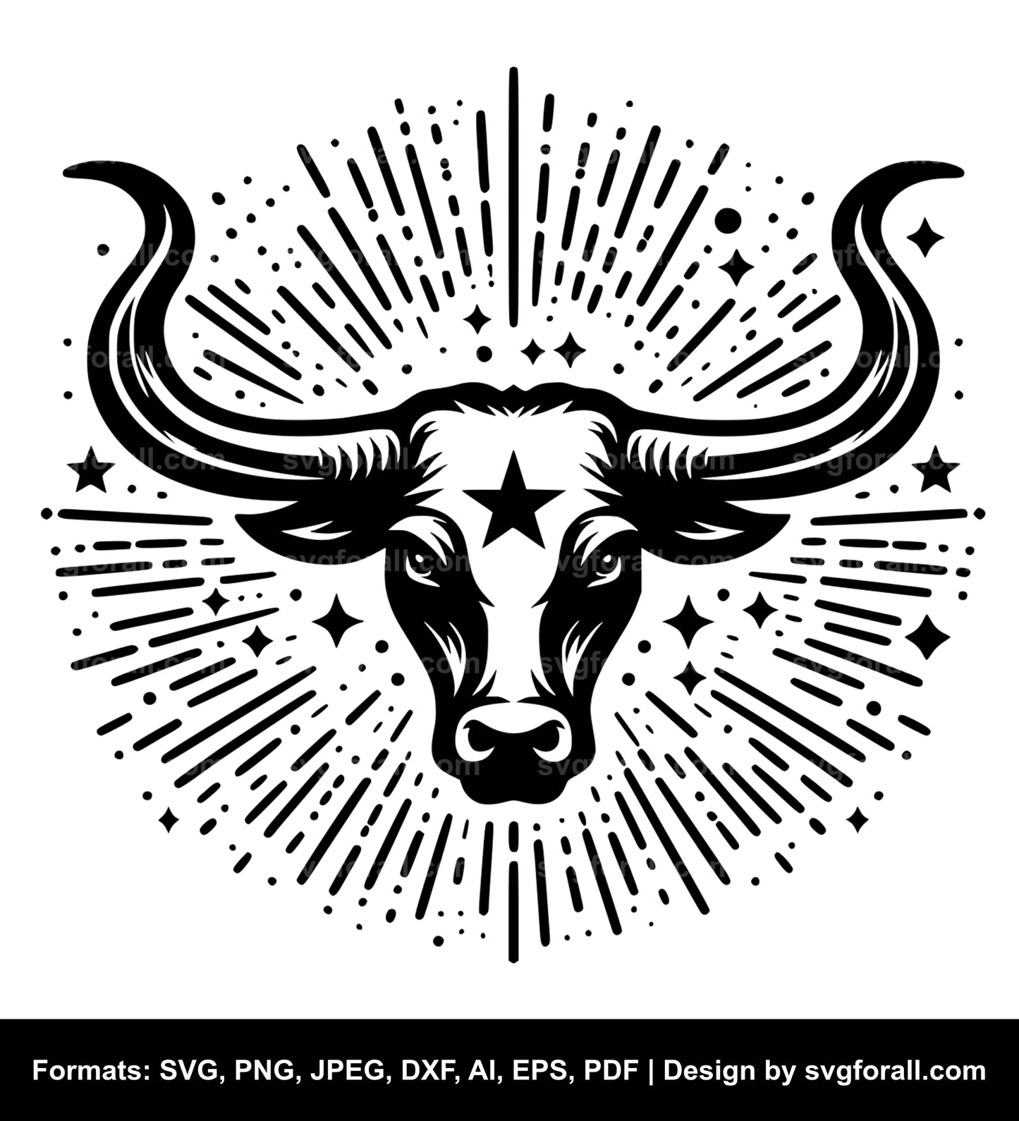 Longhorn Vector SVG