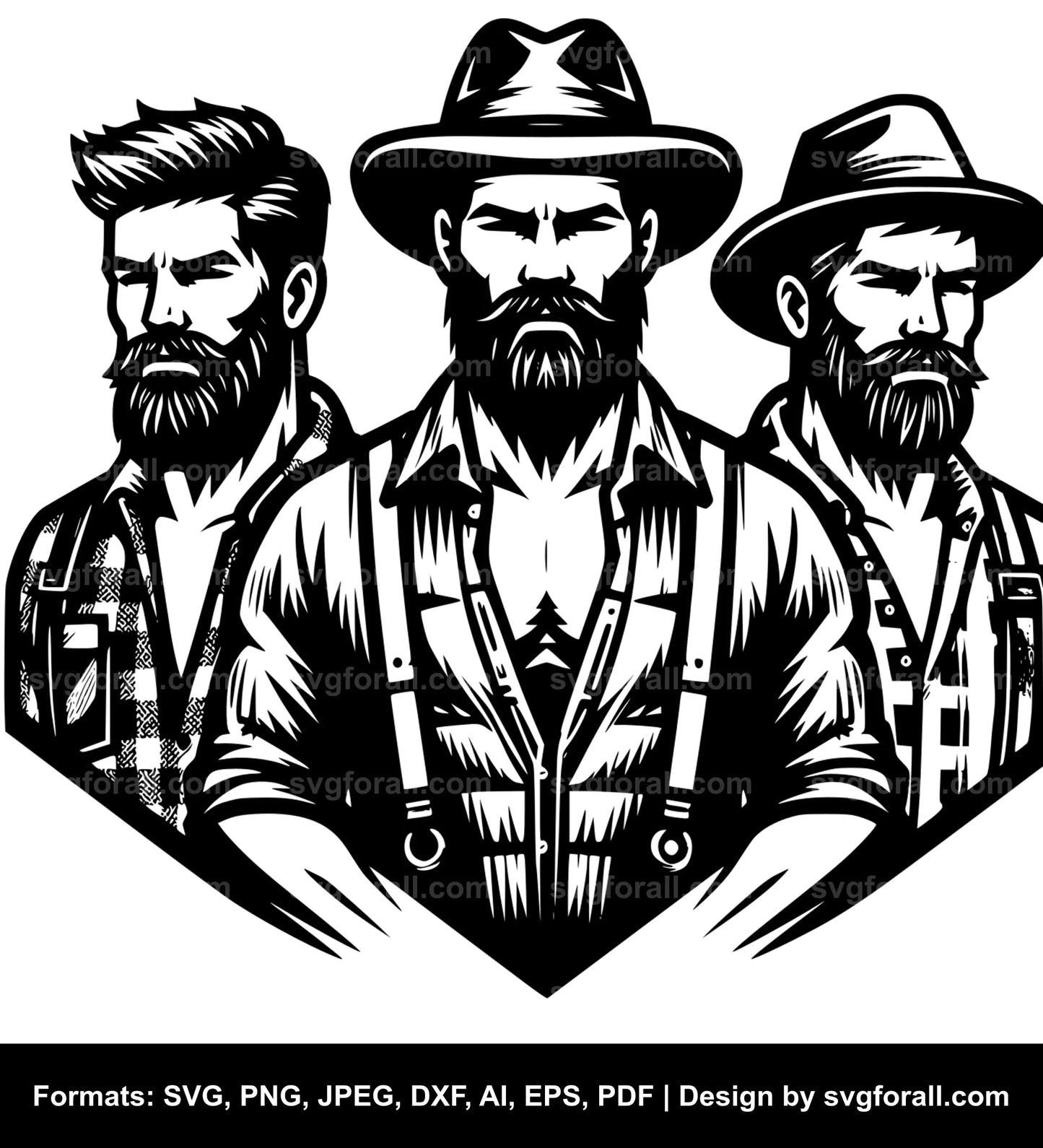 Lumberjack Clipart SVG