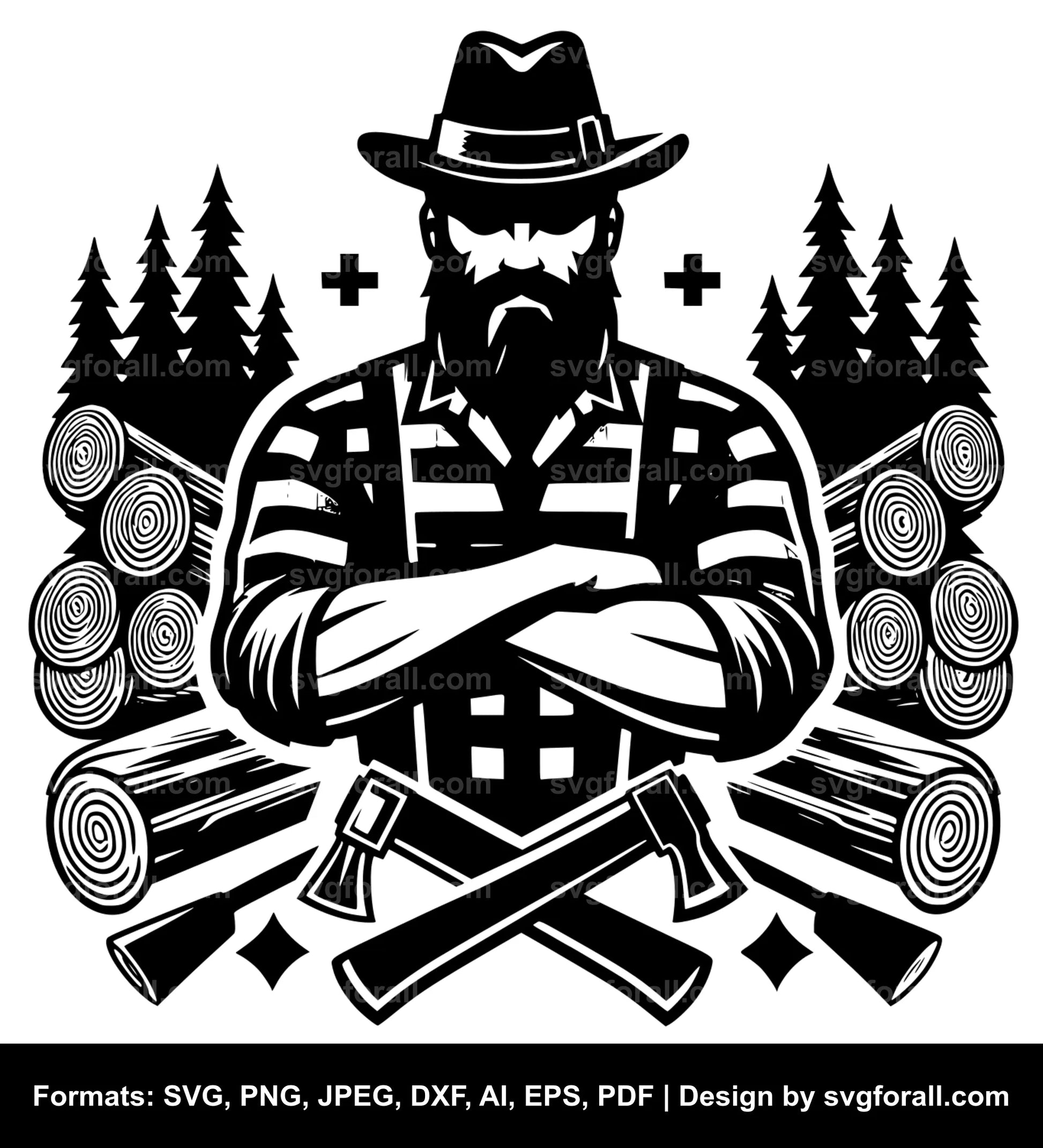 Lumberjack SVG Design