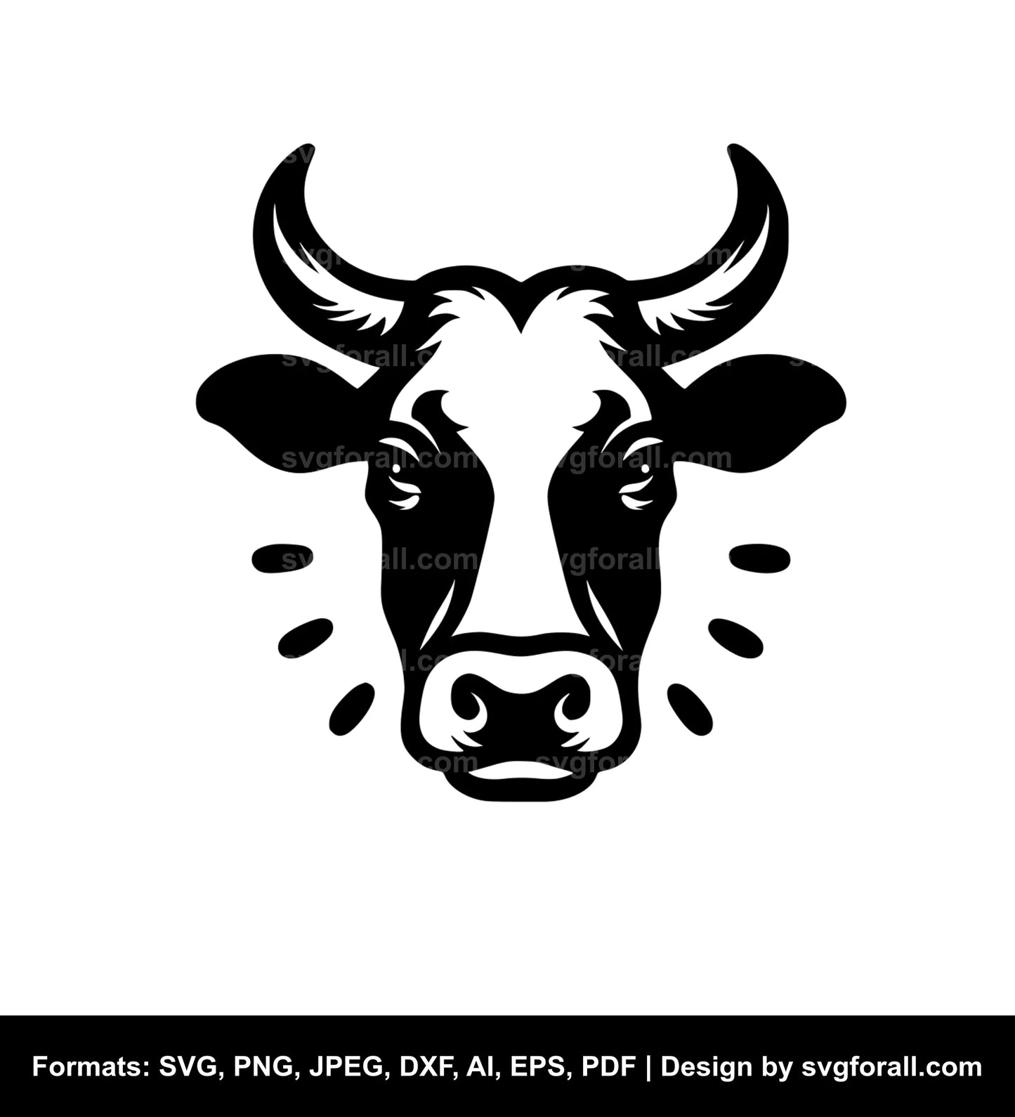 Mad Cow SVG PNG