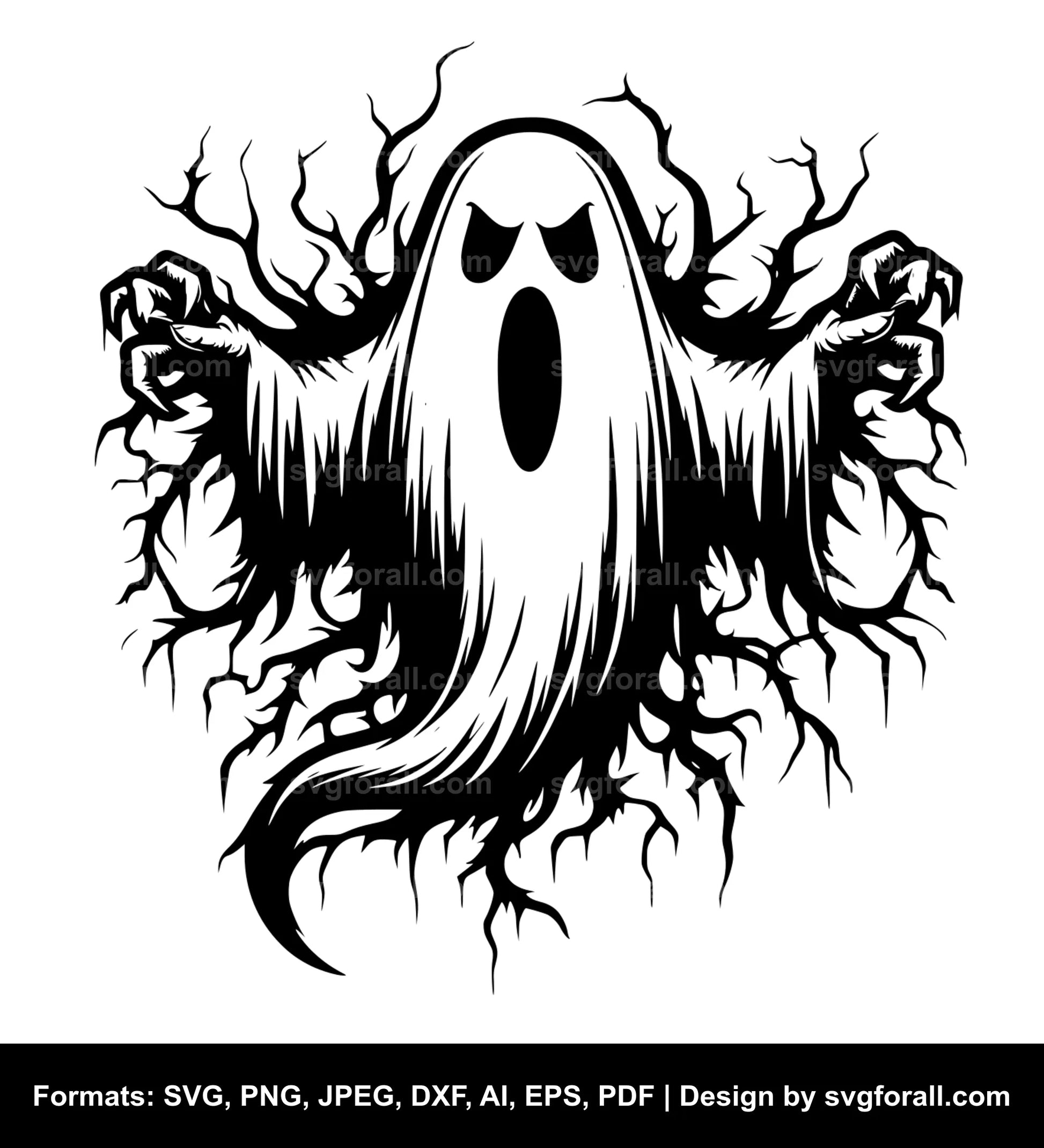 Mad Ghost Cricut SVG