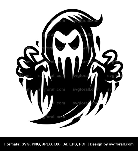 Mad Ghost SVG PNG