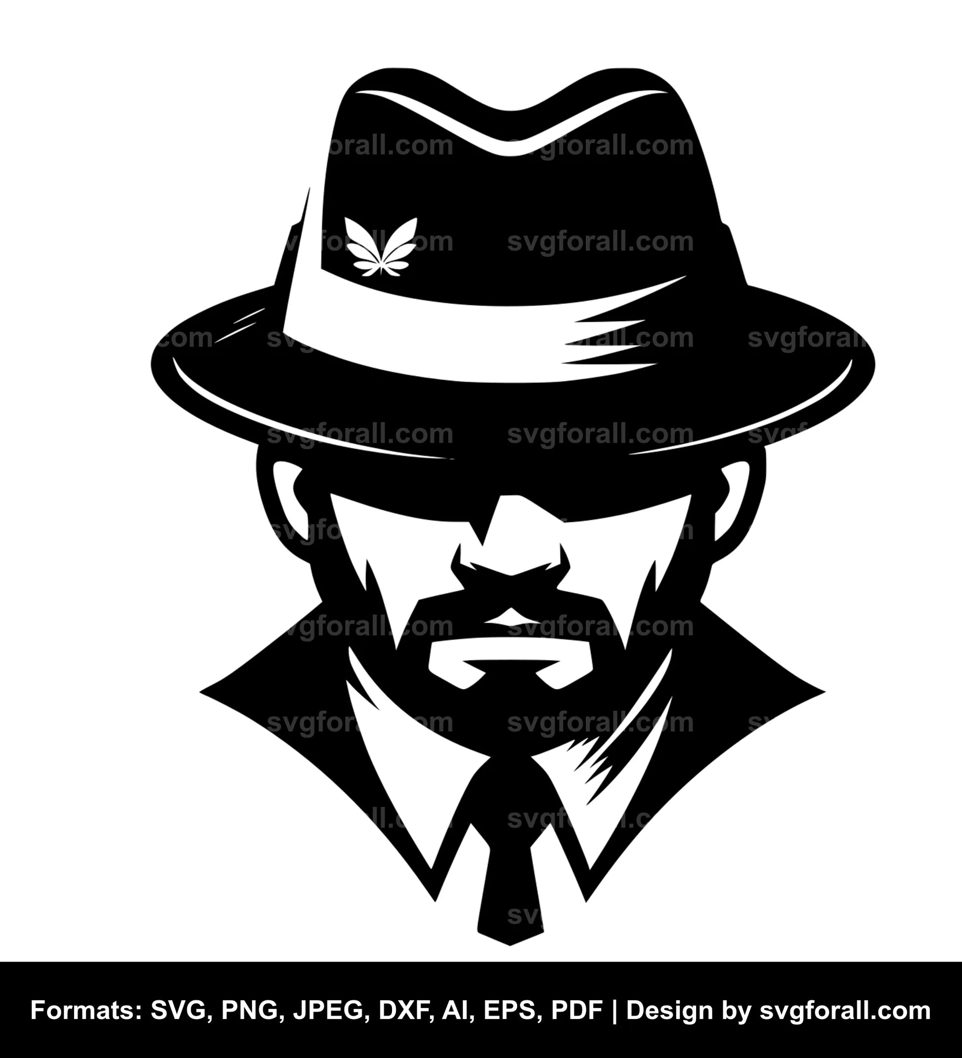 Mafia Hat Cricut SVG