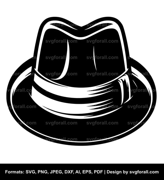 Mafia Hat SVG Vector