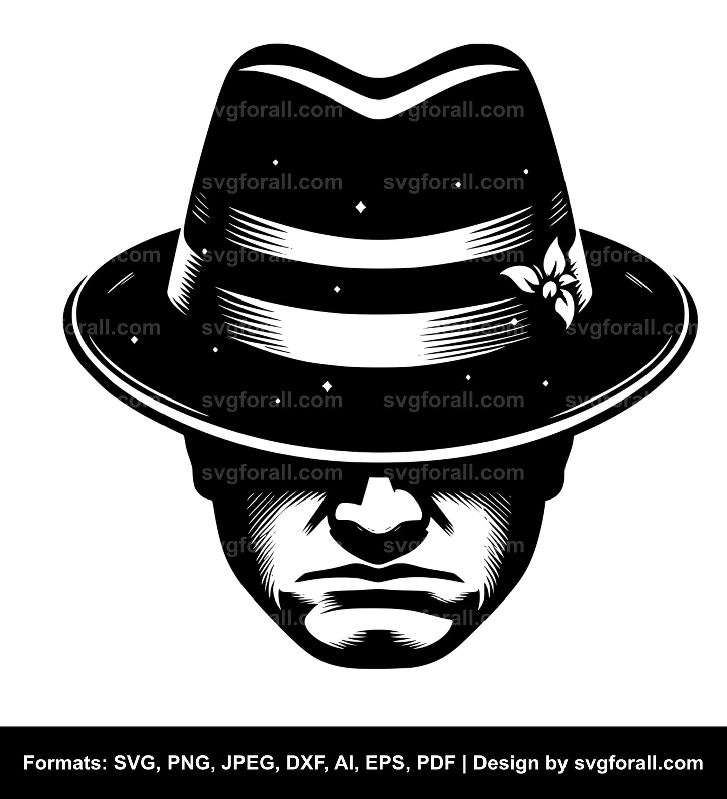 Mafia Hat Vector SVG