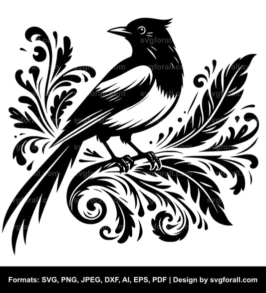 Magpie SVG PNG