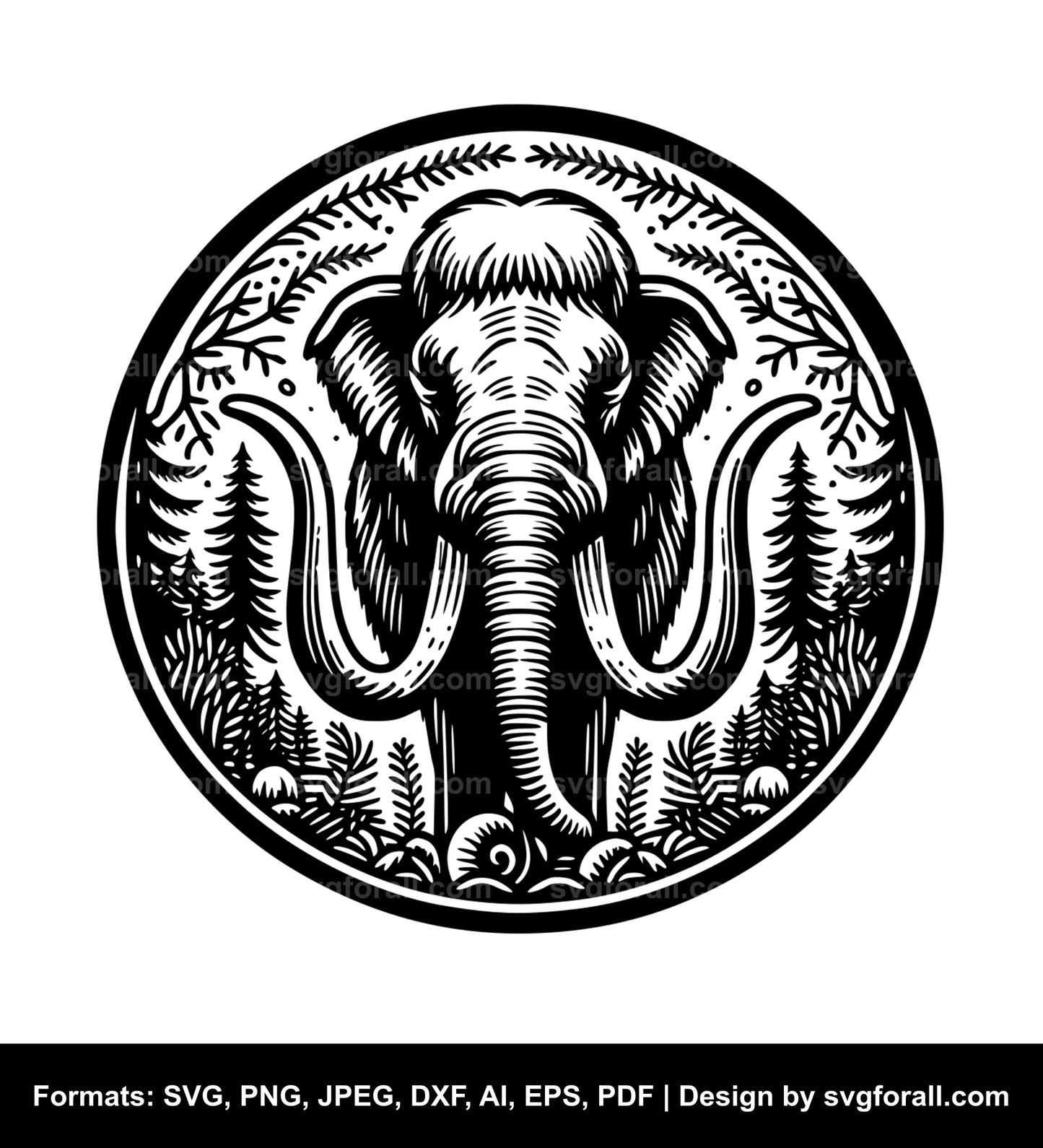 Mammoth Black SVG