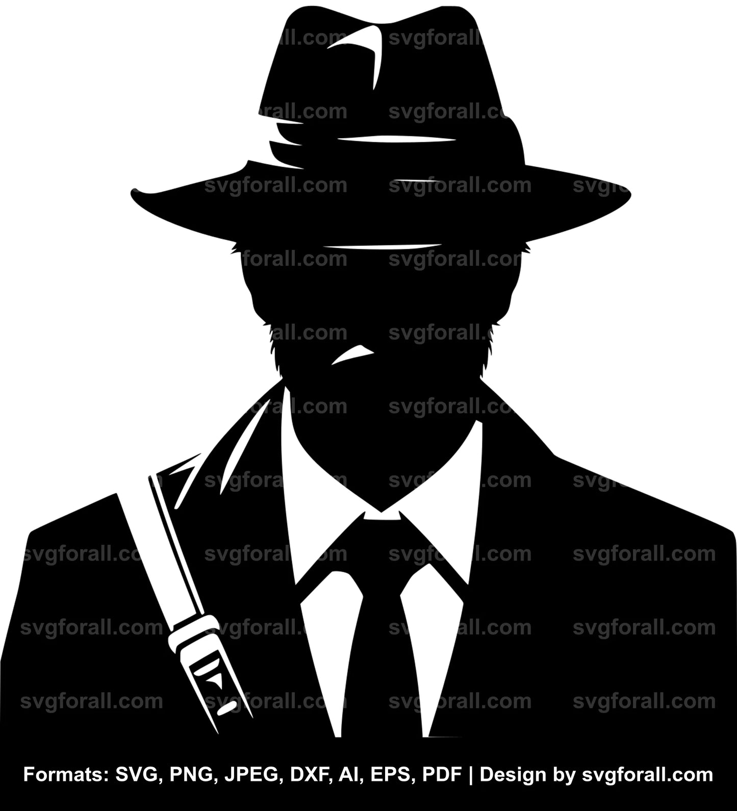 Man Wearing Hat SVG