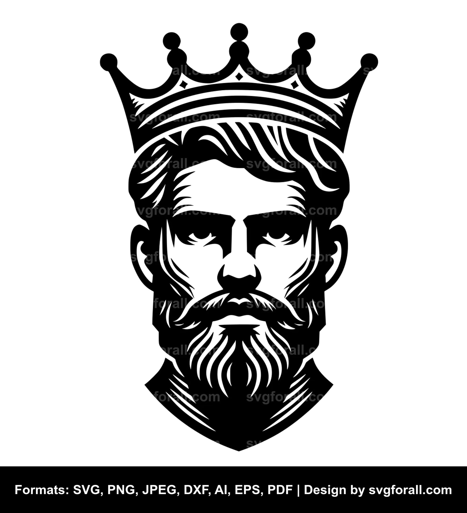 Man With Crown SVG