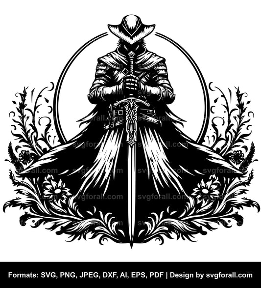 Man With Sword Cricut SVG