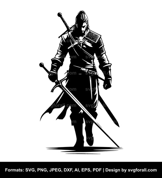 Man With Sword SVG