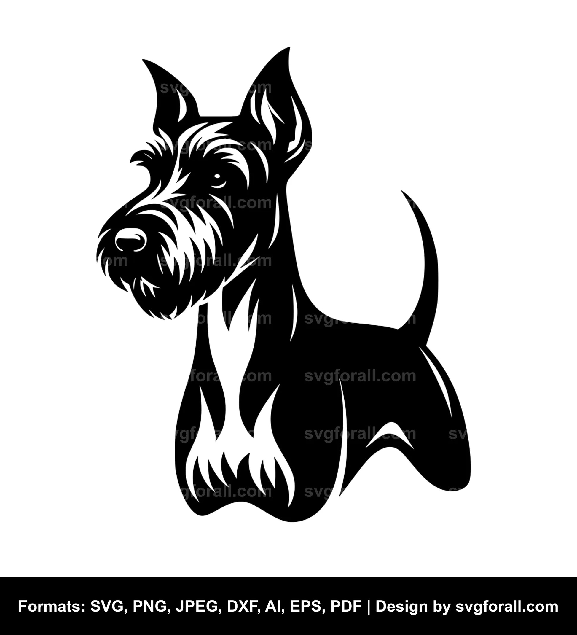 Manchester Terrier Dog SVG