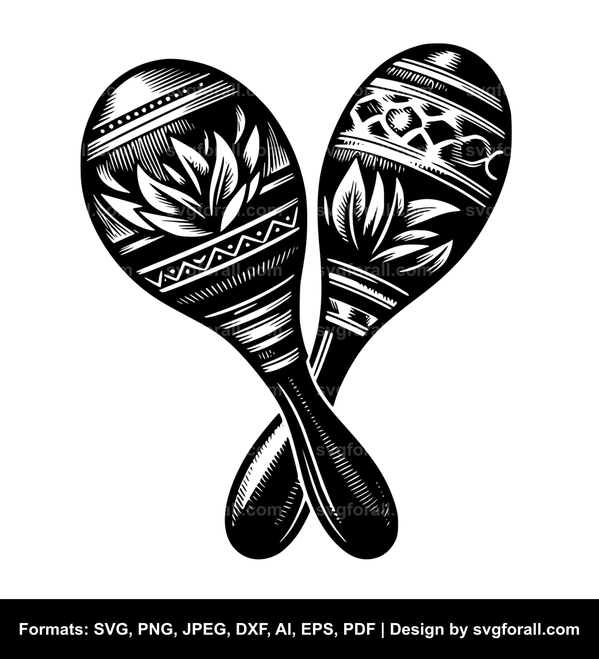 Maracas Cricut SVG