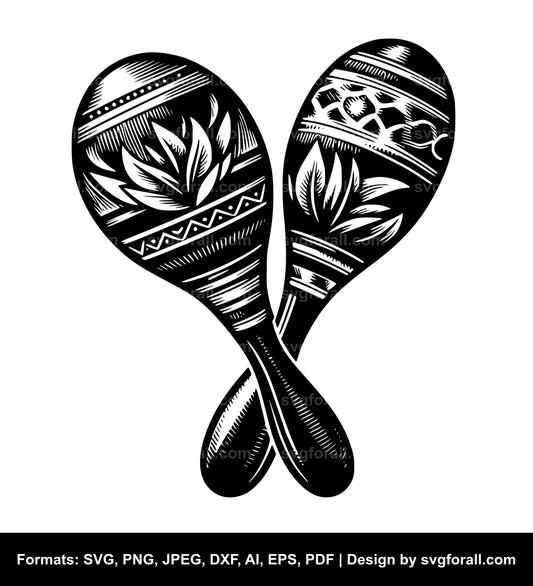 Maracas Cricut SVG