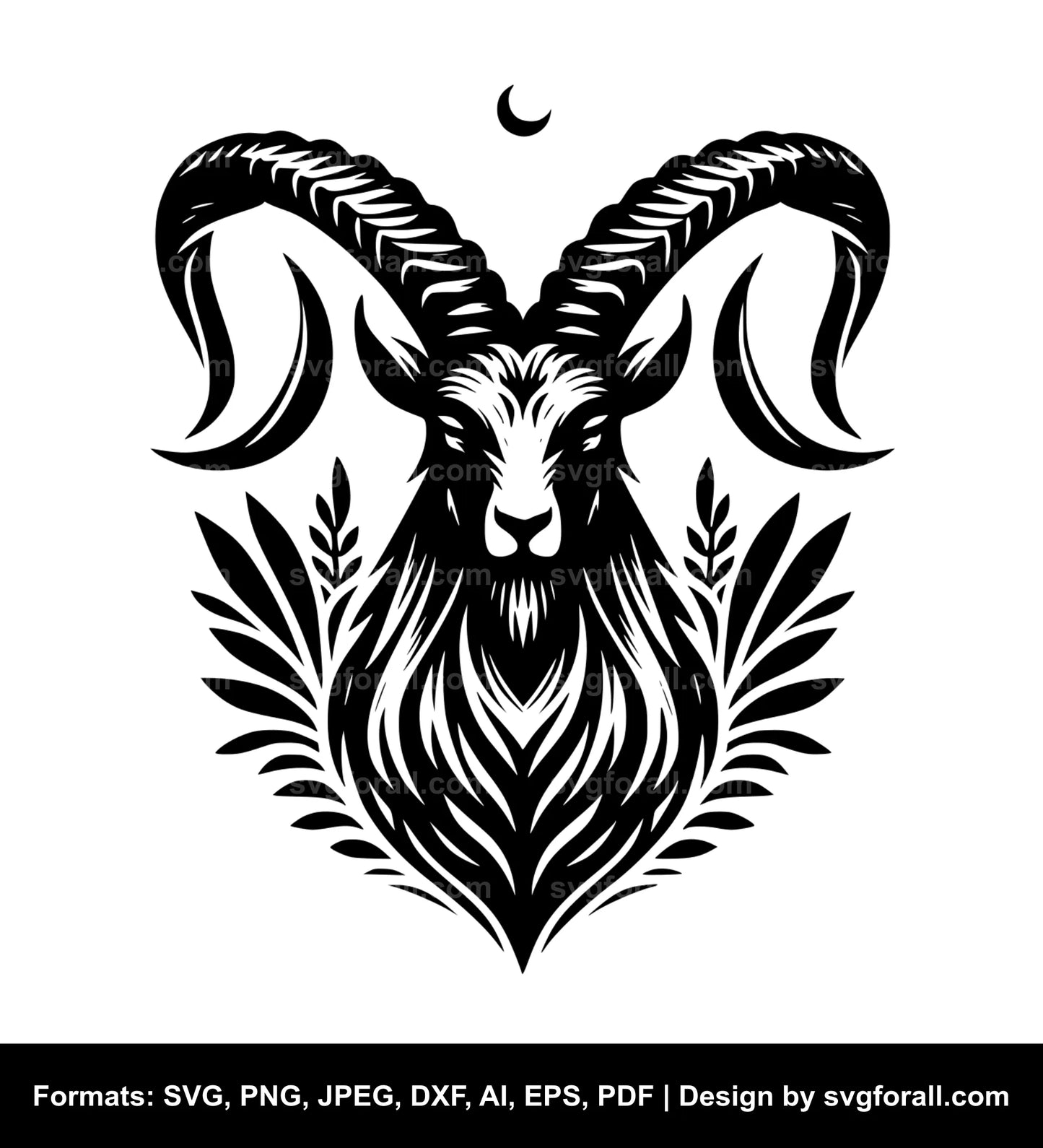 Markhor Cricut SVG