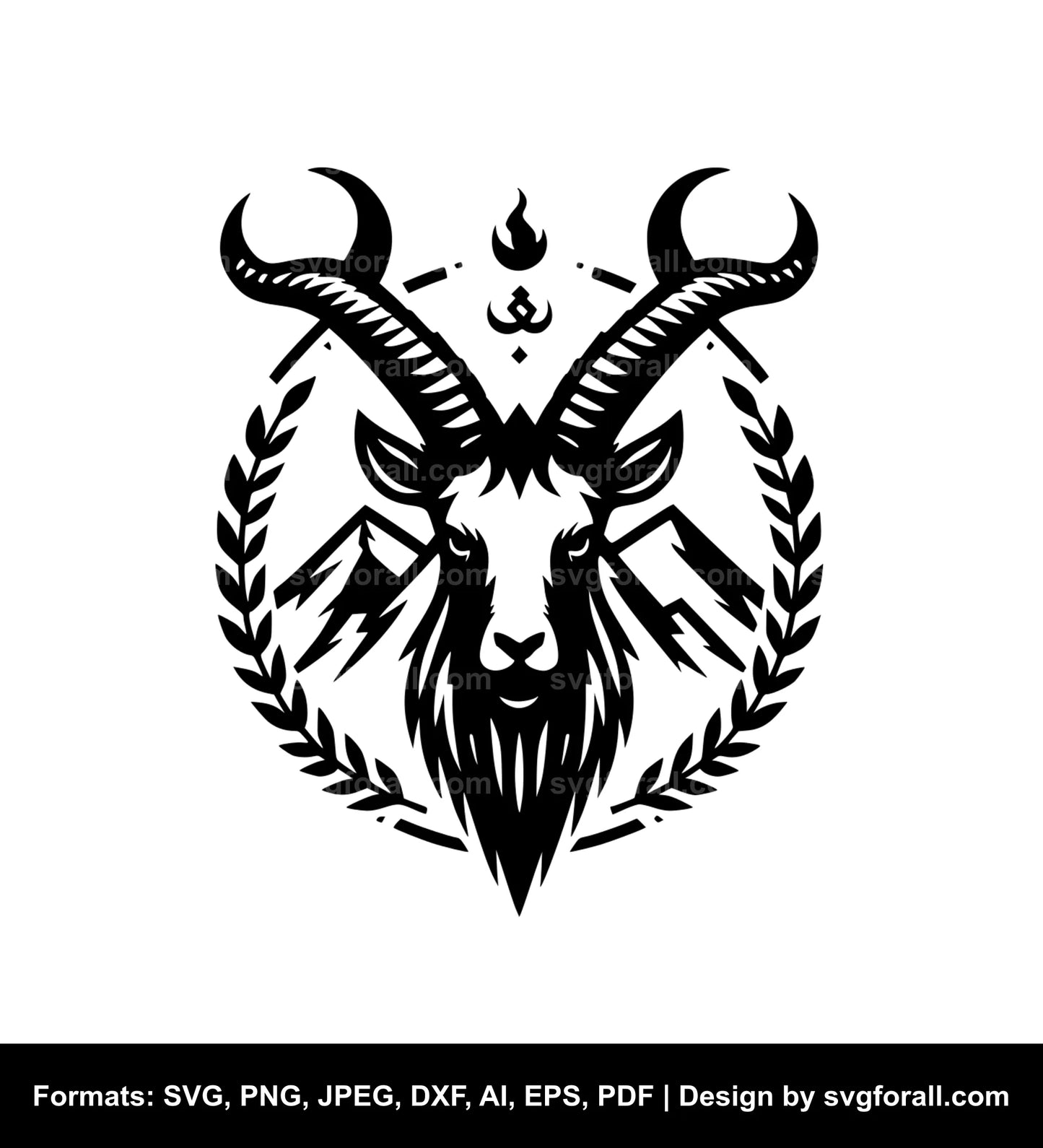 Markhor SVG File