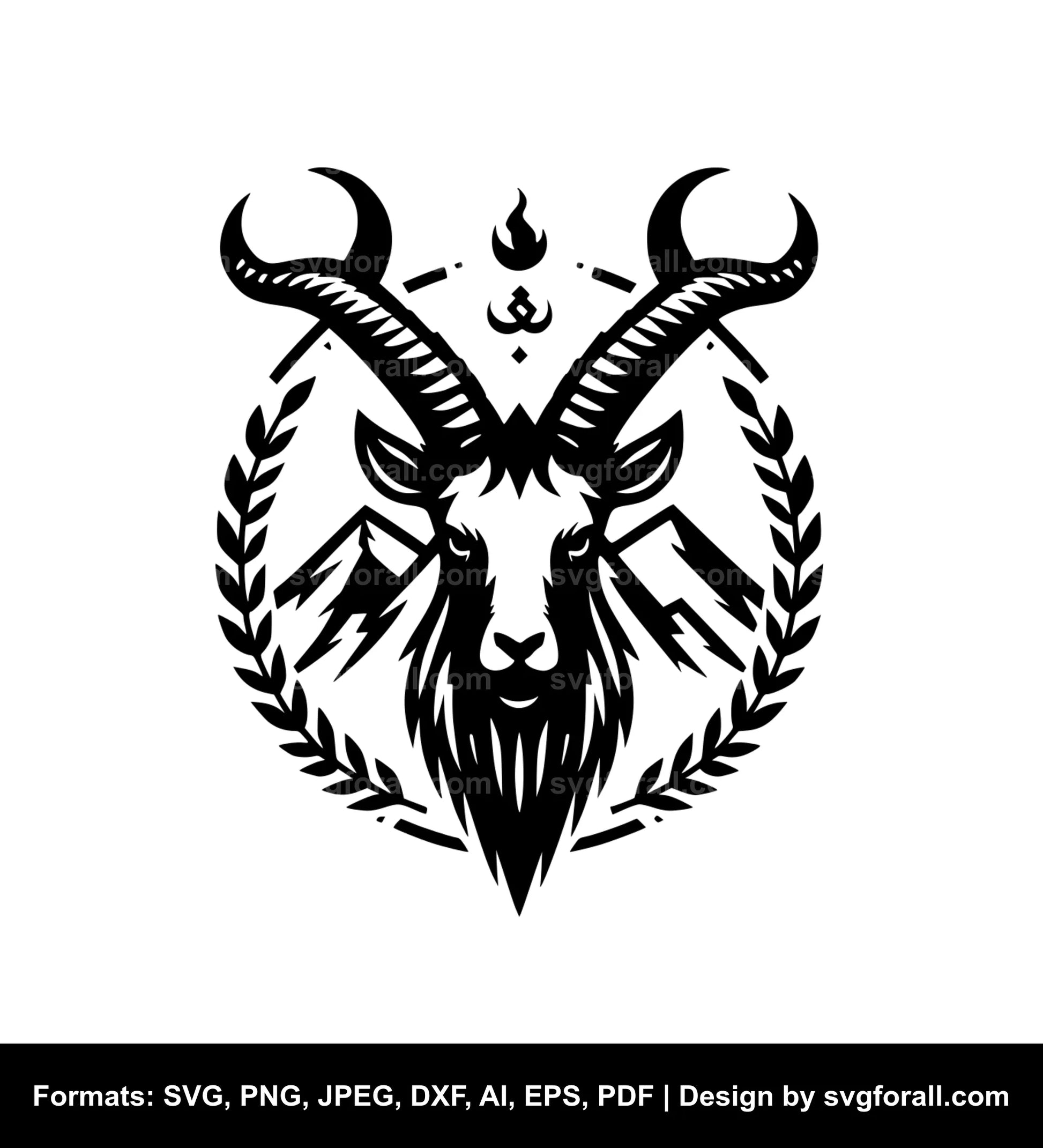 Markhor SVG File