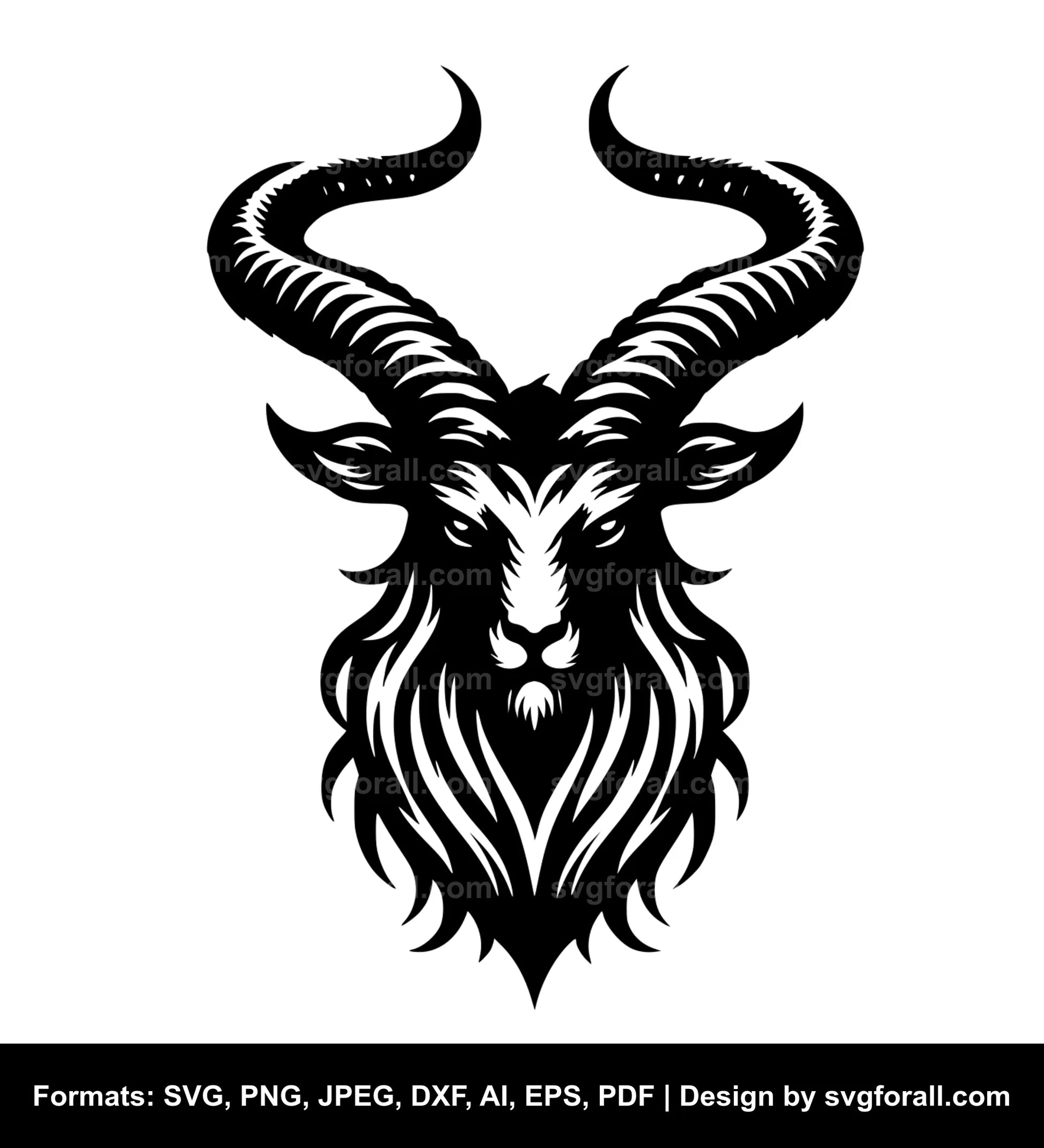 Markhor Vector SVG