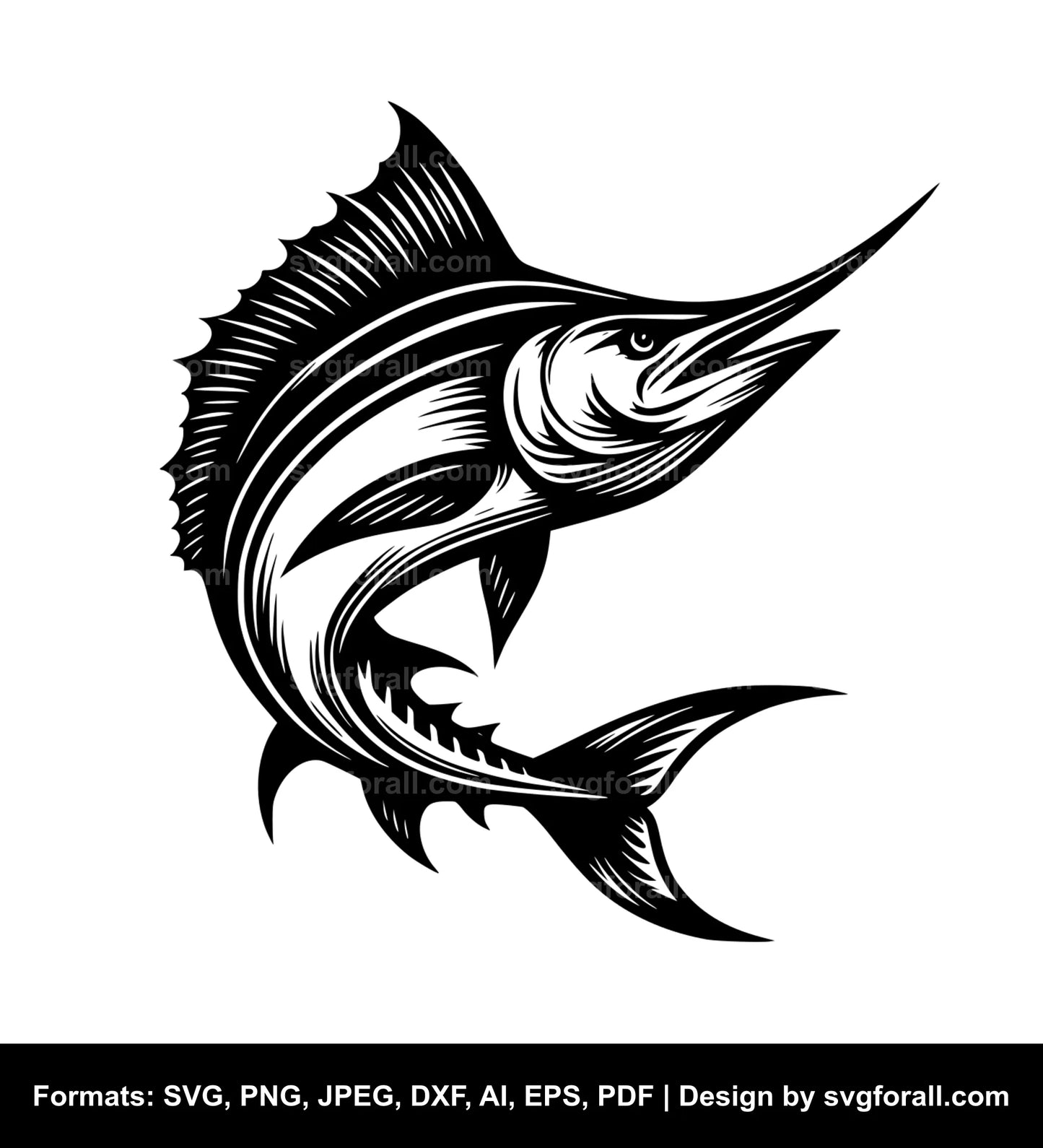 Marlin SVG Vector