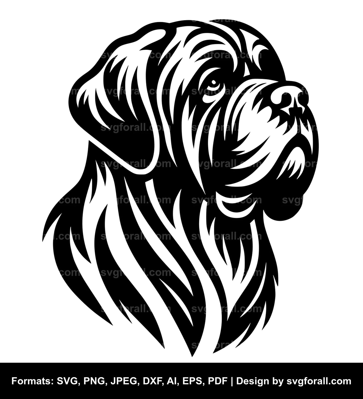 Mastiff Dog Cricut SVG