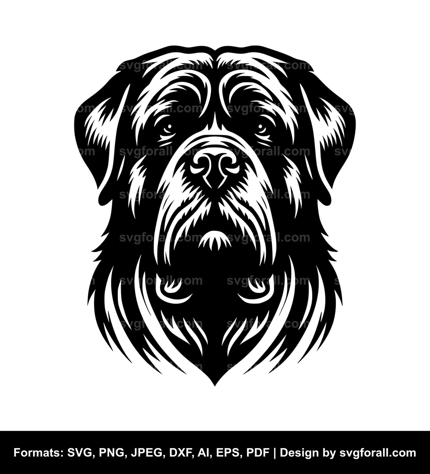 Mastiff Dog SVG